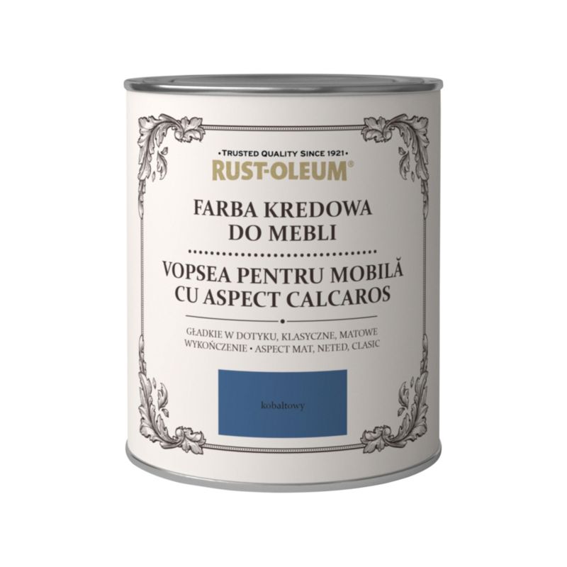 Rust-Oleum krittmaling til møbler kobaltblå 0,75 l