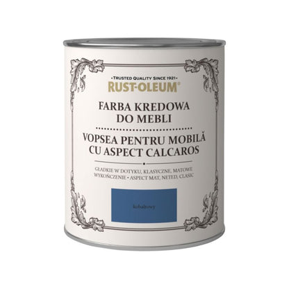 Rust-Oleum krittmaling til møbler kobaltblå 0,75 l