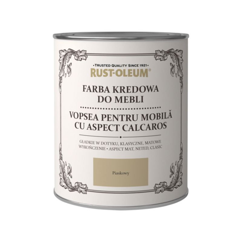 Rust-Oleum kredmaling til møbler i sandfarve 0,125 l