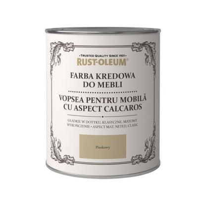 Rust-Oleum kredmaling til møbler i sandfarve 0,125 l