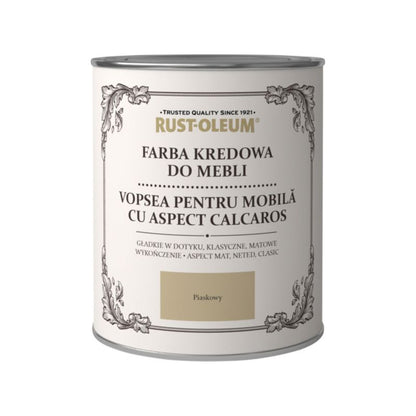 Rust-Oleum kredmaling til møbler i sandfarve 0,75 l