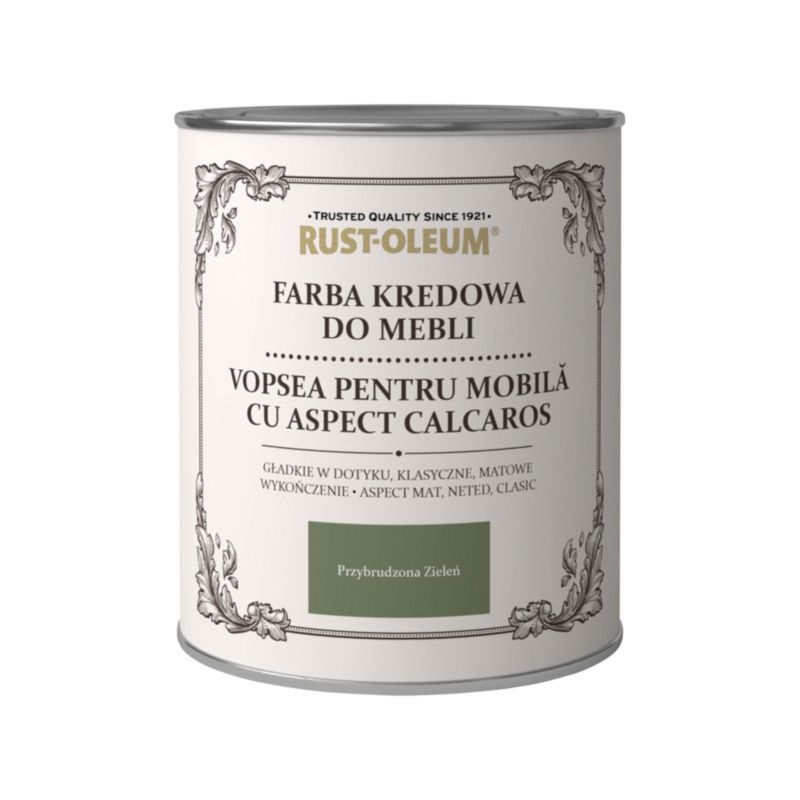 Rust-Oleum kridtmaling til møbler i støvet grøn 0,125 l