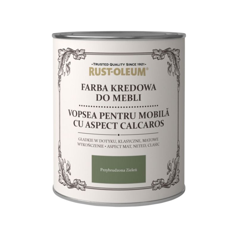 Rust-Oleum kredmaling til møbler i snavset grøn 0,75 l