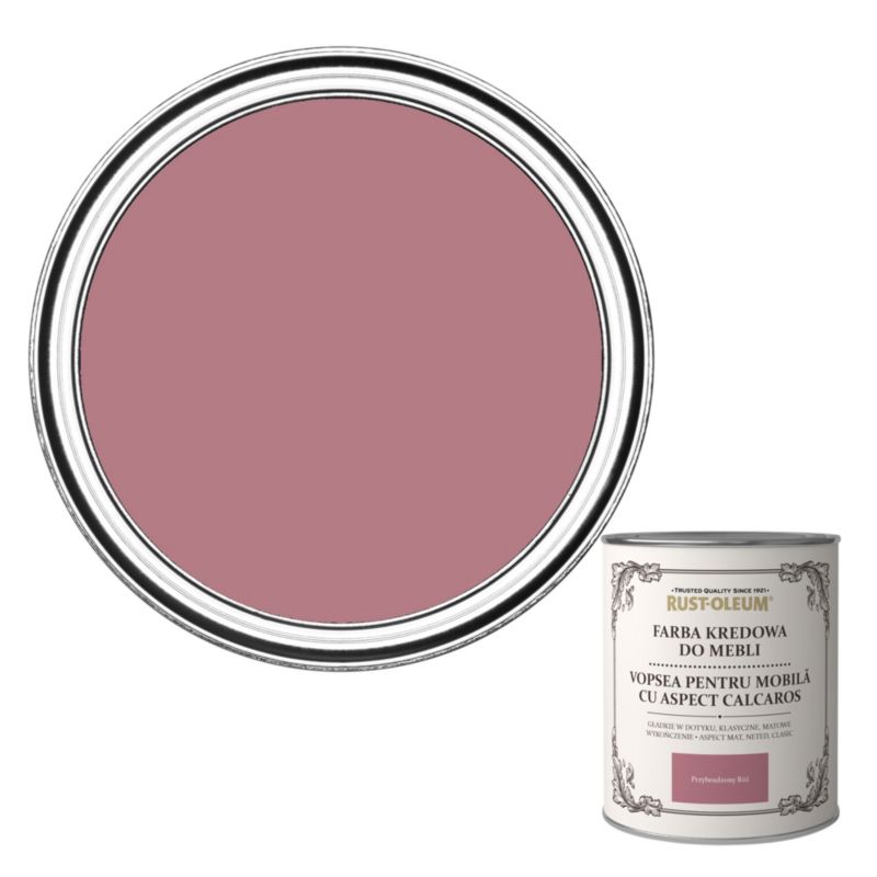 Rust-Oleum kredmaling til møbler i støvet rosa 0,125 l