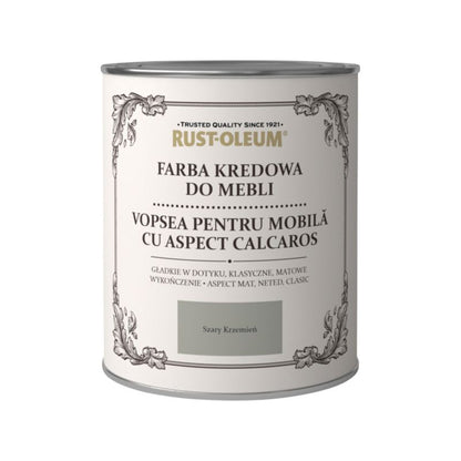 Rust-Oleum kredmaling til møbler i grå sten 0,75 l