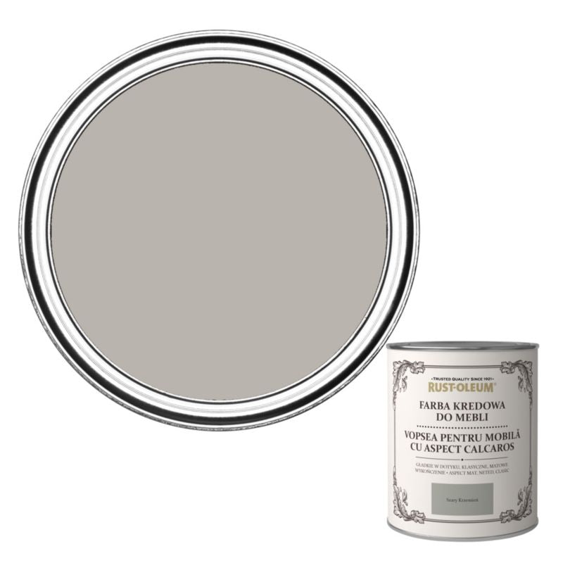 Rust-Oleum kredmaling til møbler i grå sten 0,75 l