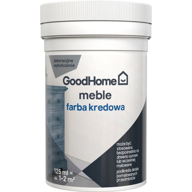 GoodHome Reno kridtmaling hvid 125 ml