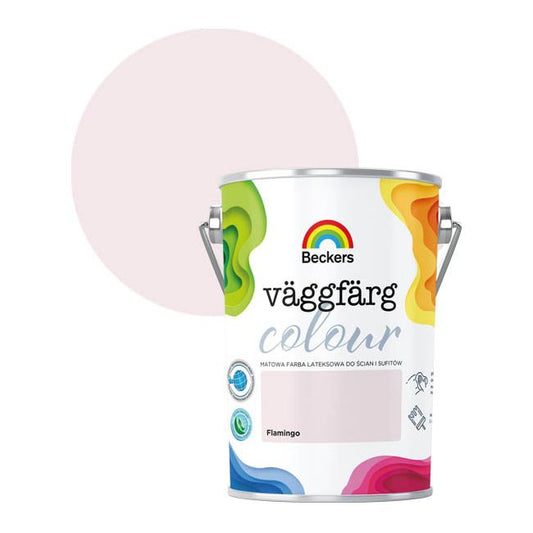 Beckers Vaggfarg Colour latexmaling flamingo 5 l