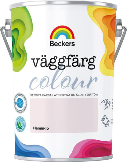 Beckers Vaggfarg Colour latexmaling flamingo 5 l