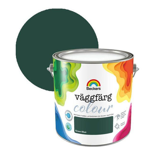 Latexmaling Beckers Vaggfarg Colour green elixir 2,5 l