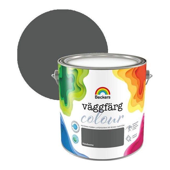 Beckers Vaggfarg Colour handsome lateksmaling 2,5 l