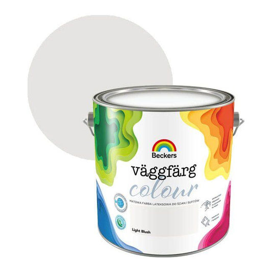 Beckers Vaggfarg Colour lateksmaling light blush 2,5 l