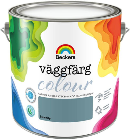 Beckers Vaggfarg Colour serenity latexmaling 2,5 l