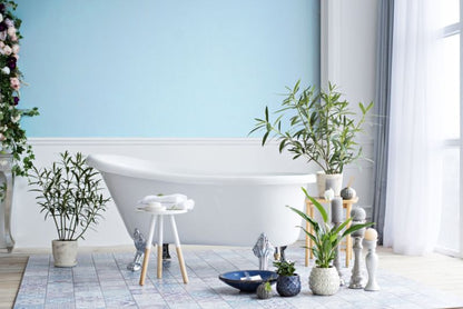 Dekoral latexmaling til badeværelse og køkken, badeværelsesblå, 2,5 l