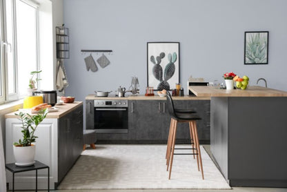 Dekoral latexmaling til badeværelse og køkken i stilfuld stålgrå 2,5 l