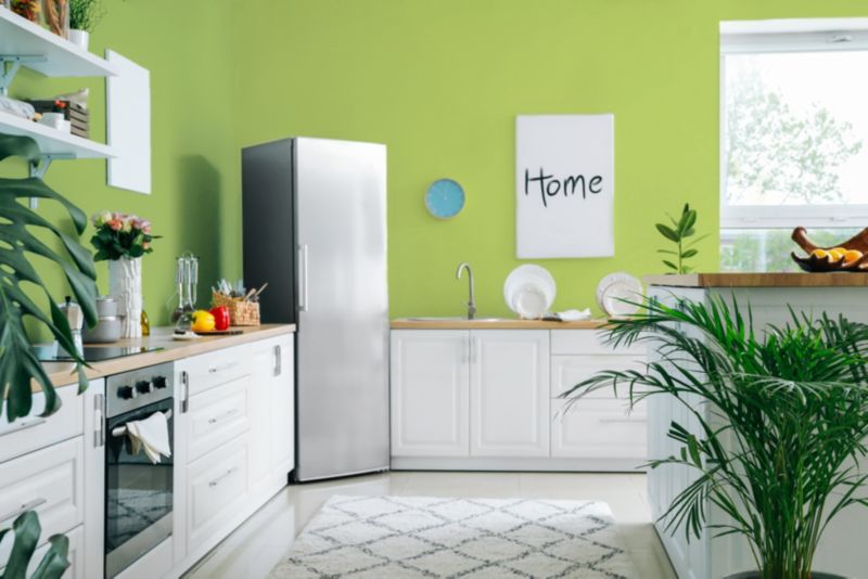 Dekoral lateksmaling til badeværelse og køkken i munter lime, 2,5 l