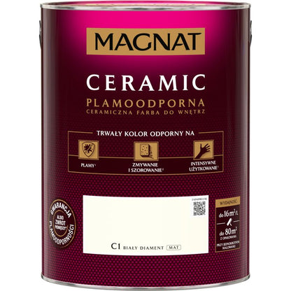 Magnat Ceramic C1 maling hvid diamant 5 l