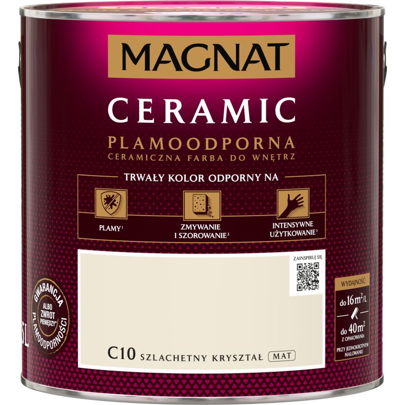 Magnat Ceramic C10 maling i farven ædelt krystal 2,5 l