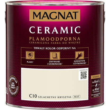 Magnat Ceramic C10 maling i farven ædelt krystal 2,5 l