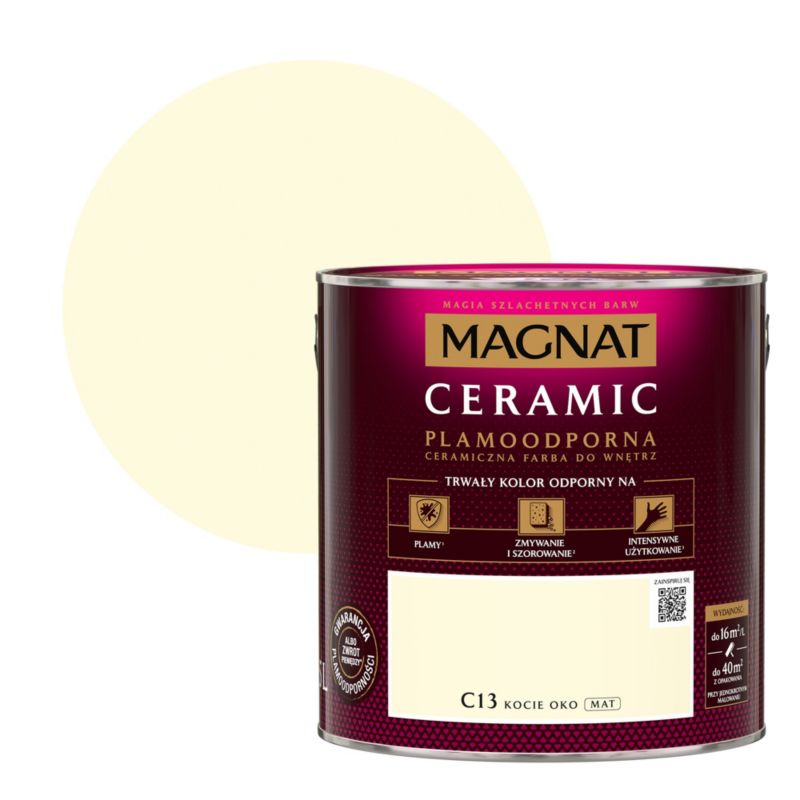 Magnat Ceramic C13 kattesølv farve 2,5 l