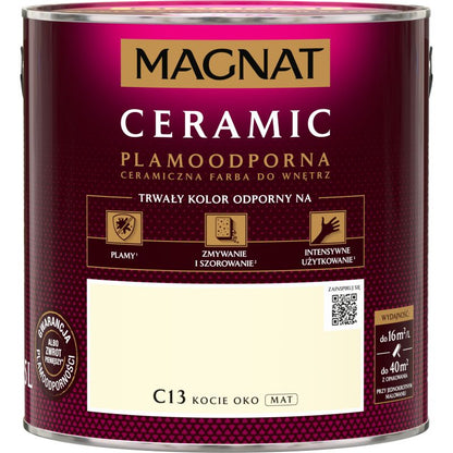 Magnat Ceramic C13 kattesølv farve 2,5 l