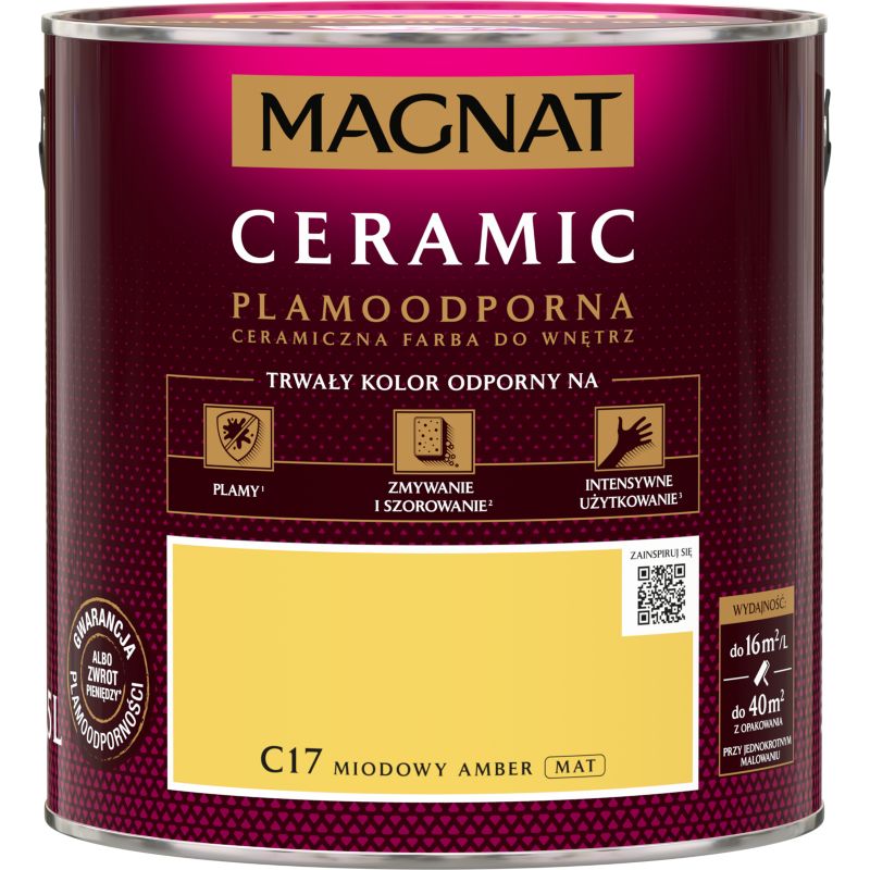 Magnat Ceramic C17 honning amber maling 2,5 l
