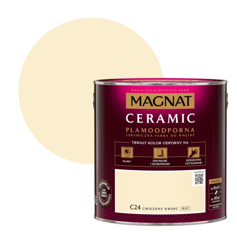 Magnat Ceramic C24 maling i farven stjernekvarts 2,5 l