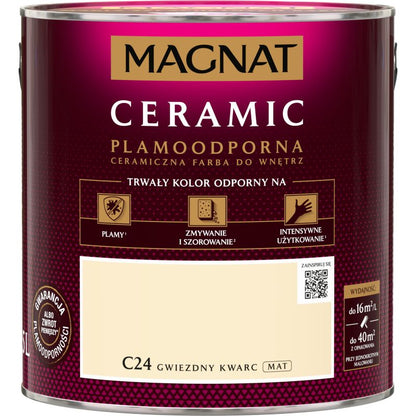 Magnat Ceramic C24 maling i farven stjernekvarts 2,5 l
