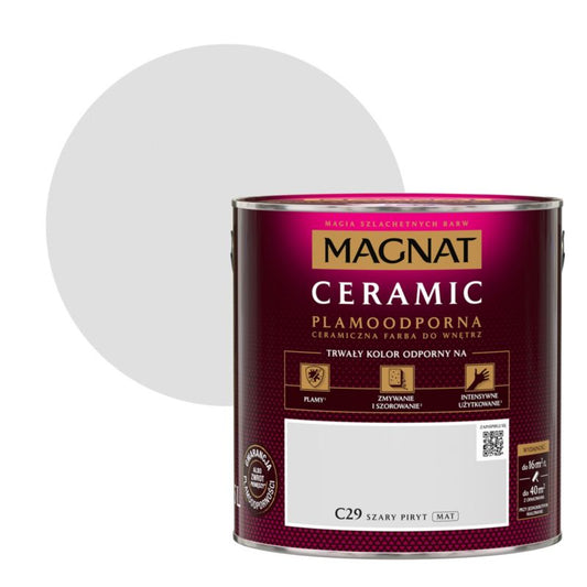 Magnat Ceramic C29 maling i grå pyrit, 2,5 l