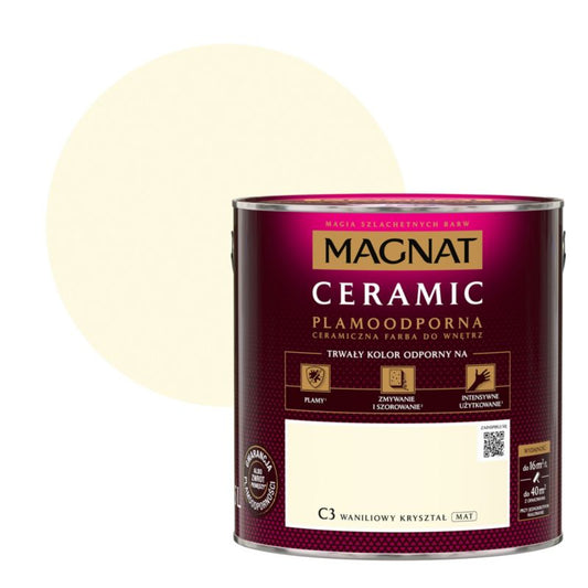 Magnat Ceramic C3 maling i farven Vaniljekrystal 2,5 l