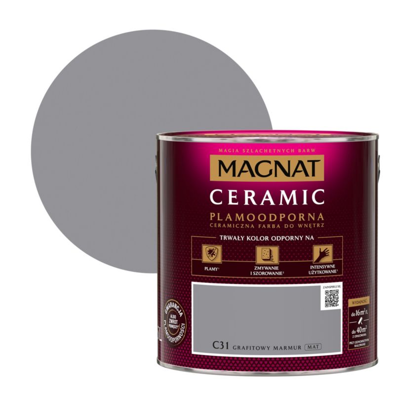 Magnat Ceramic C31 grafit-marmor maling 2,5 l