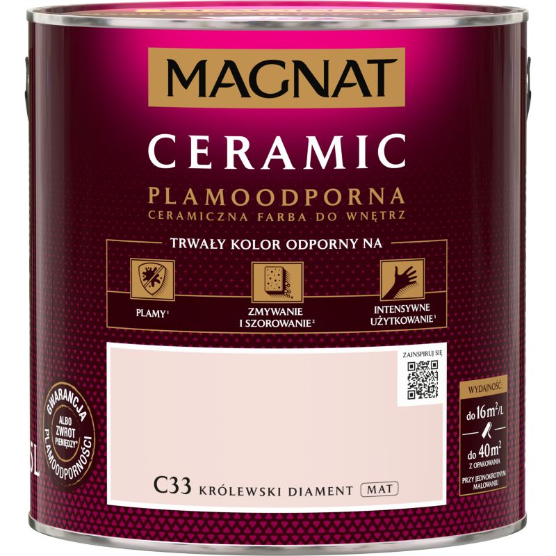 Magnat Ceramic C33 kongelig diamant maling 2,5 l