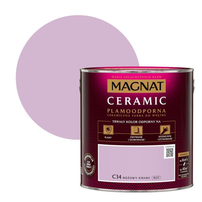 Magnat Ceramic C34 maling i farven rosa kvarts 2,5 l