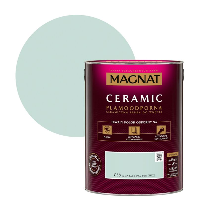 Magnat Ceramic maling C38 smaragdgrøn nuance 5 l