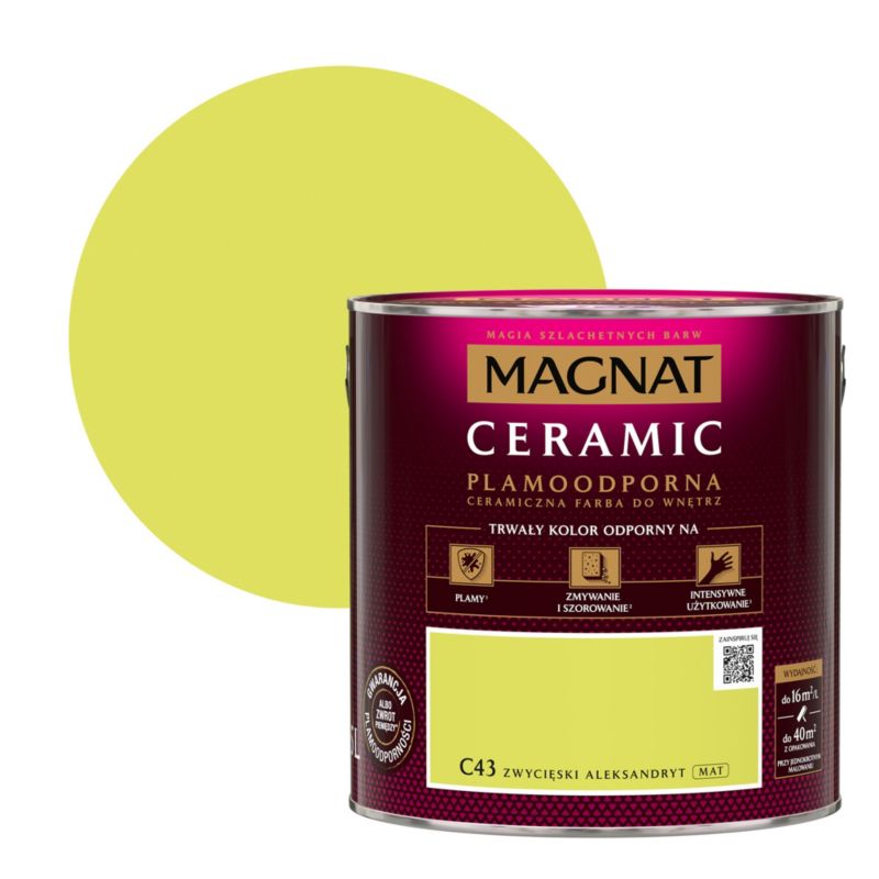 Magnat Ceramic C43 maling i farven Sejrende Aleksandrit 2,5 l