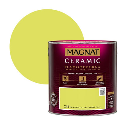 Magnat Ceramic C43 maling i farven Sejrende Aleksandrit 2,5 l