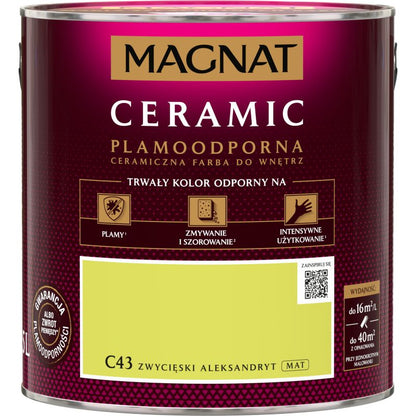 Magnat Ceramic C43 maling i farven Sejrende Aleksandrit 2,5 l