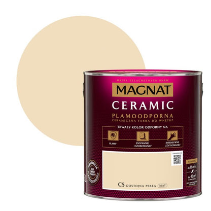 Magnat Ceramic C5 maling i farven Ædel Perle 2,5 l
