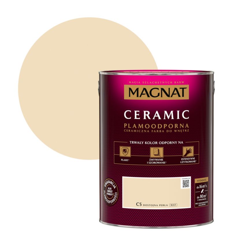Magnat Ceramic C5 maling i ædel perlemor 5 l