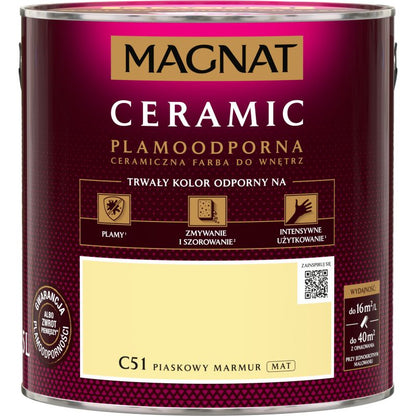 Magnat Ceramic C51 maling i farven sandmarmor 2,5 l