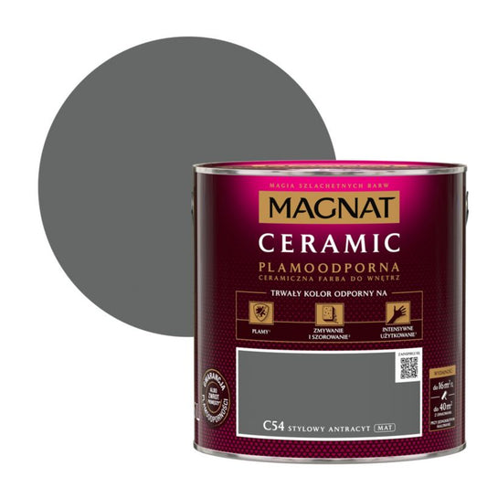 Magnat Ceramic C54 maling i stilfuld antracit 2,5 l