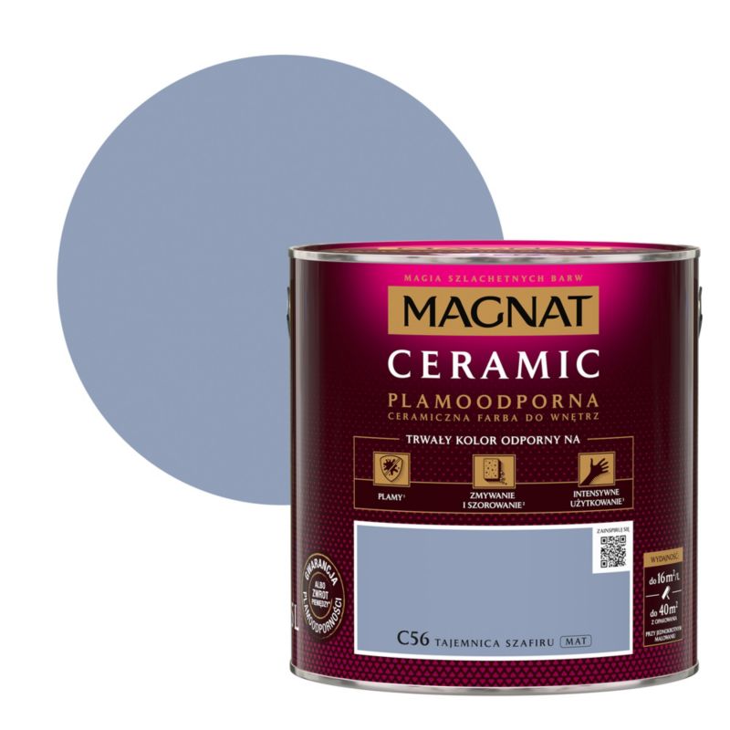 Magnat Ceramic C56 maling i farven 'Saphirs hemmelighed' 2,5 l