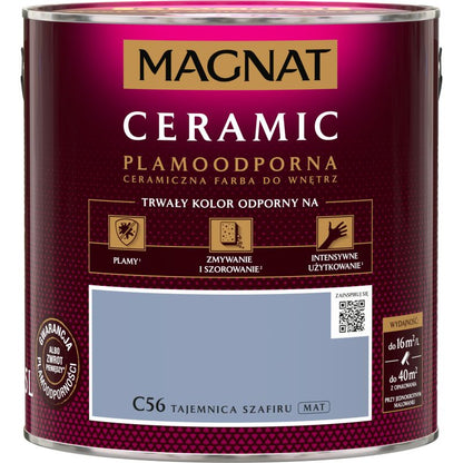 Magnat Ceramic C56 maling i farven 'Saphirs hemmelighed' 2,5 l