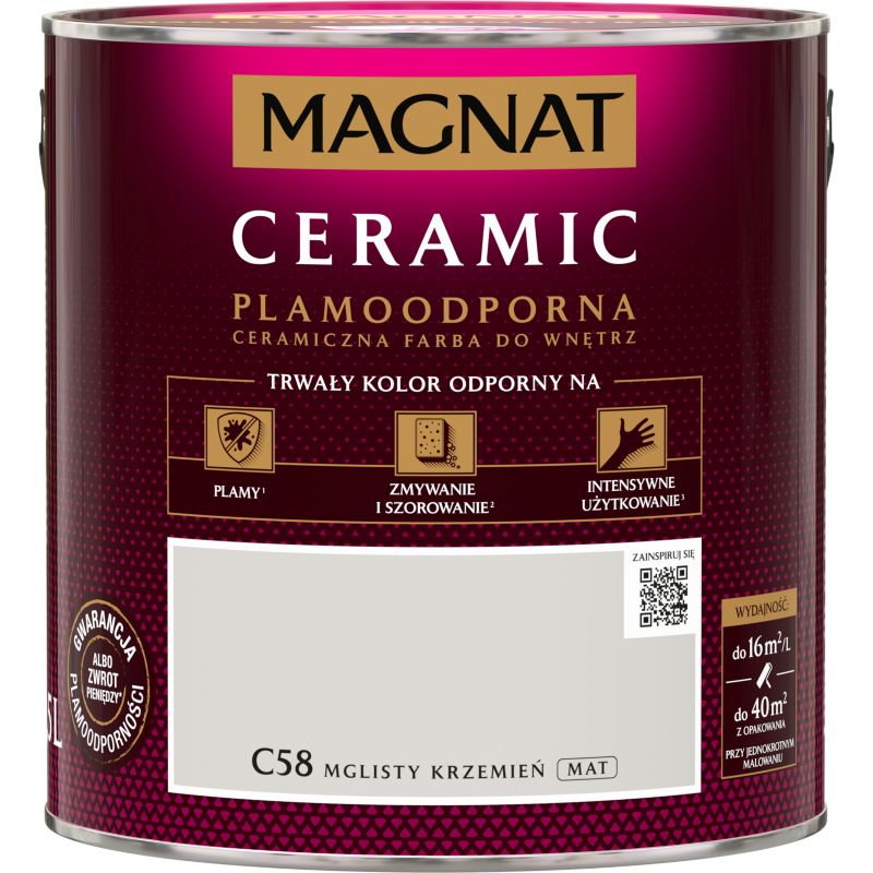 Magnat Ceramic maling C58 tåget flint 2,5 l