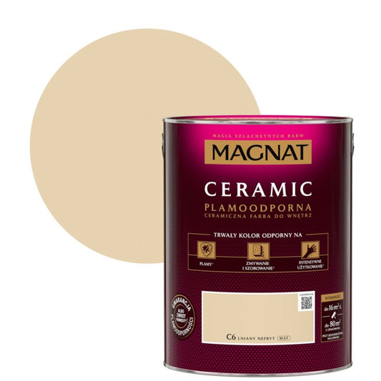 Magnat Ceramic C6 maling i farven hørgrøn nefrit 5 l