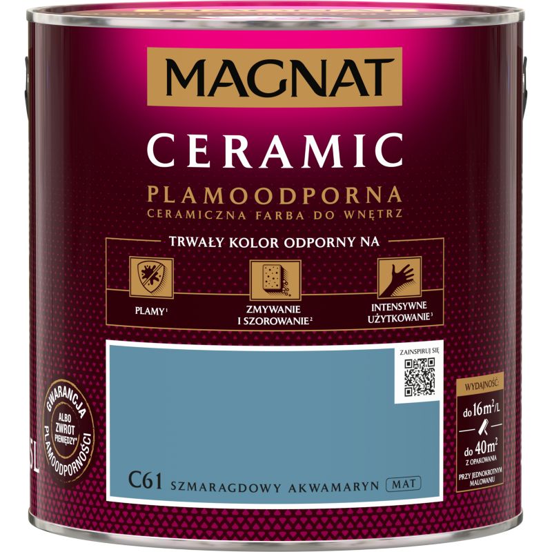 Magnat Ceramic maling C61 smaragd akvamarin 2,5 l