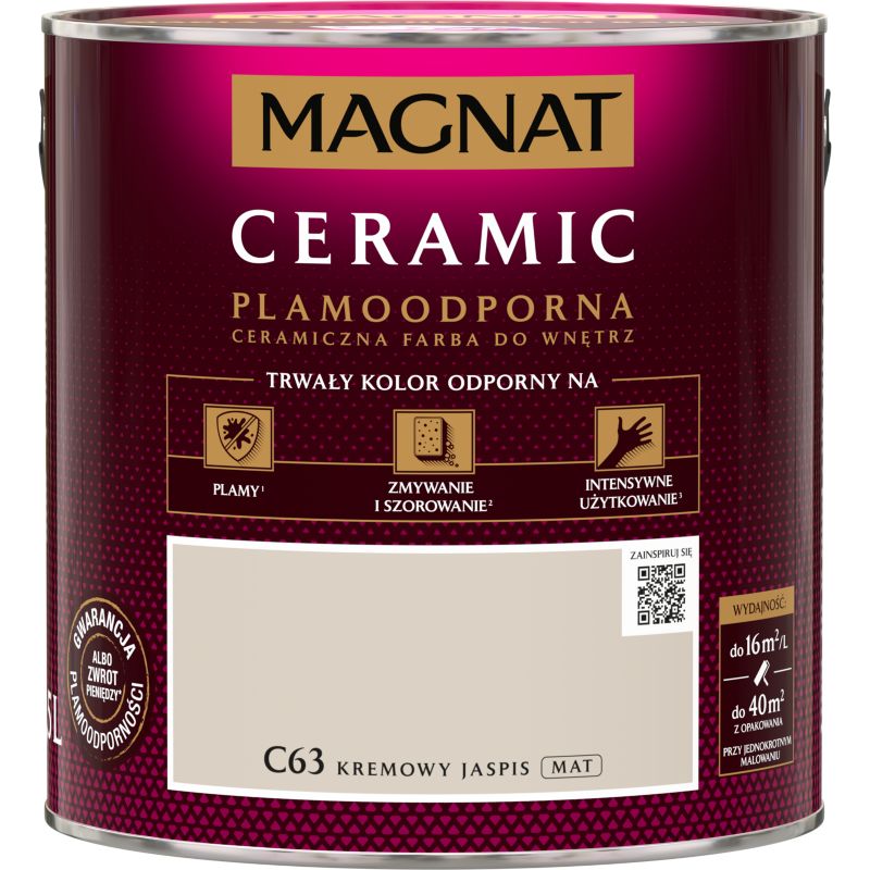 Magnat Ceramic maling C63 cremet jaspis 2,5 l