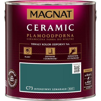 Magnat Ceramic maling C73 intensiv smaragd 2,5 l