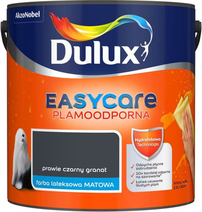 Dulux EasyCare plamafast maling i sortblå, 2,5 l