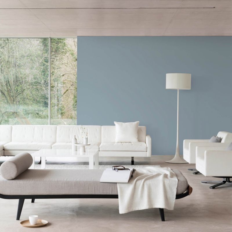Dulux EasyCare pletafvisende maling i farven Projekt Blå 2,5 l